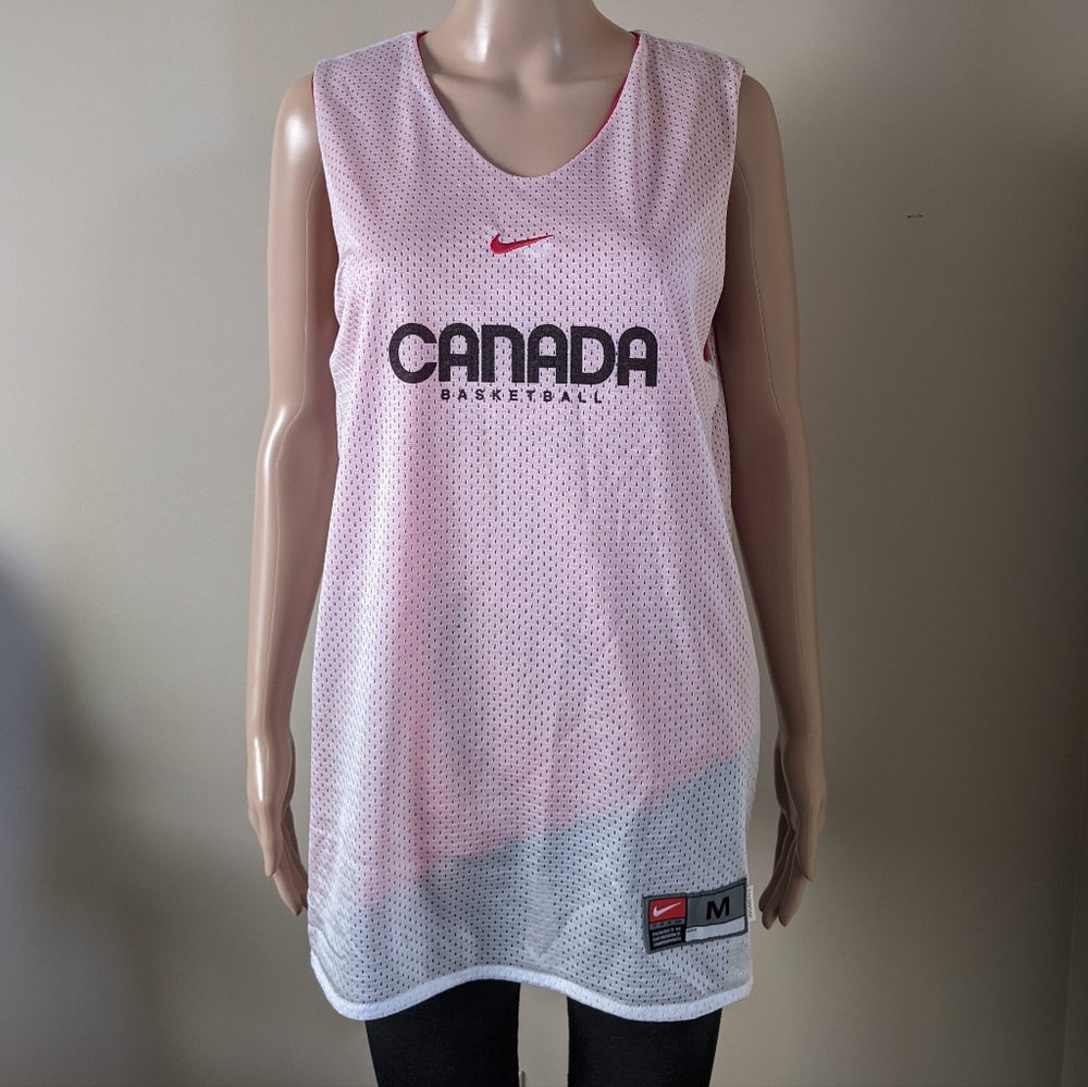 Nike Team Canada Basketball reversible jersey, women's medium